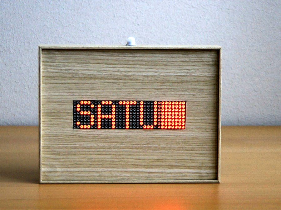 Arduino 32x8 LED Matrix Info Display - Hackster.io