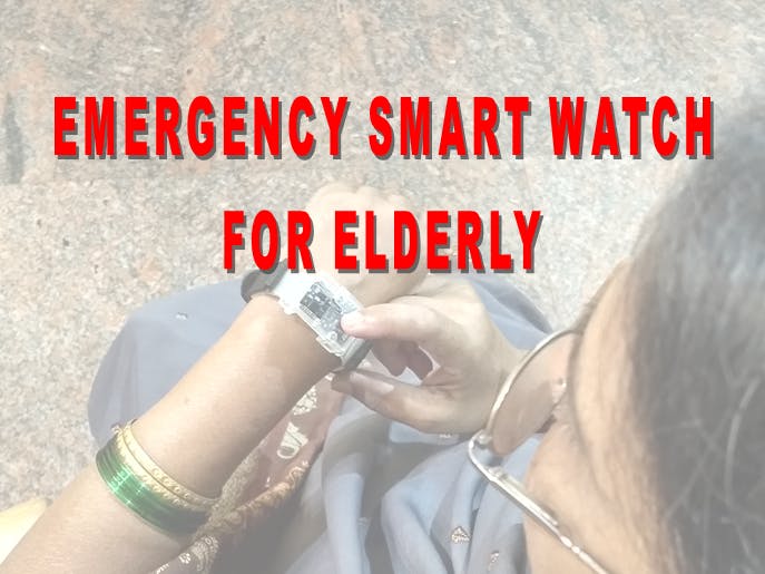 Emergency Watch For Elderly