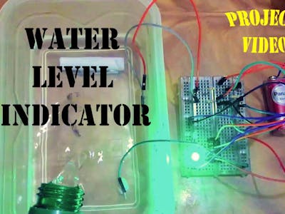 Make a Water Level Indicator Using IC 7404 NOT Gate