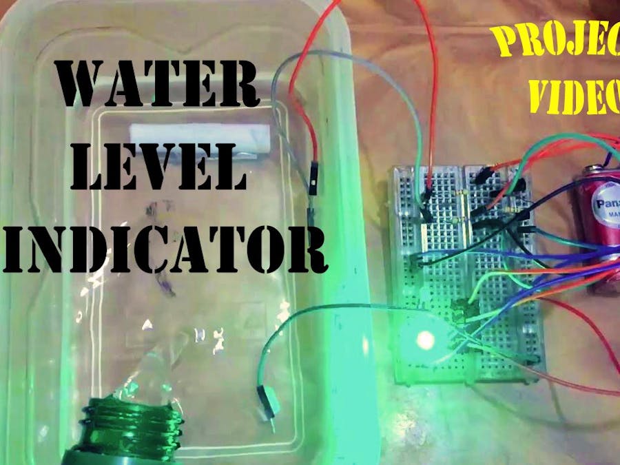 Make a Water Level Indicator Using IC 7404 NOT Gate