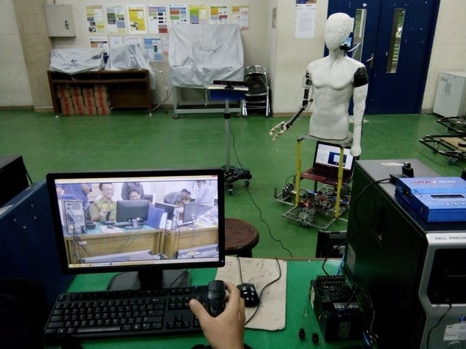 Control Your Human-Like Robot Online from Anywhere You Are