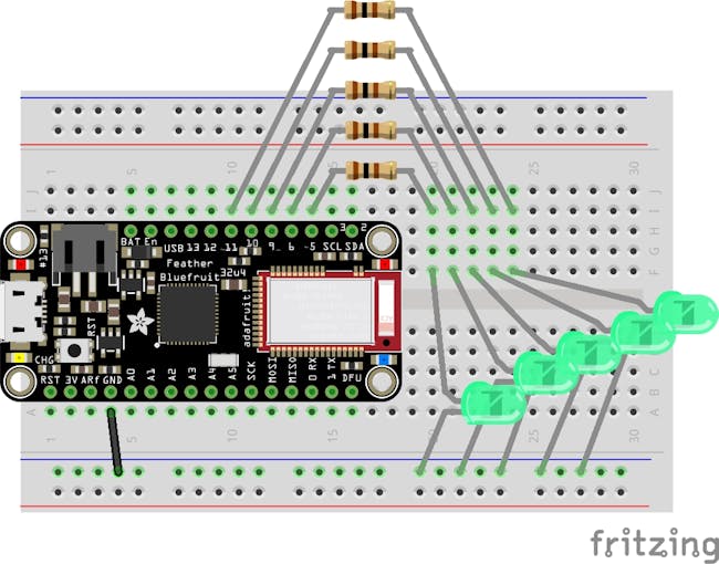 BLE GP-O Controller | MIT App Inv + Feather M0 Bluefruit LE - Hackster.io