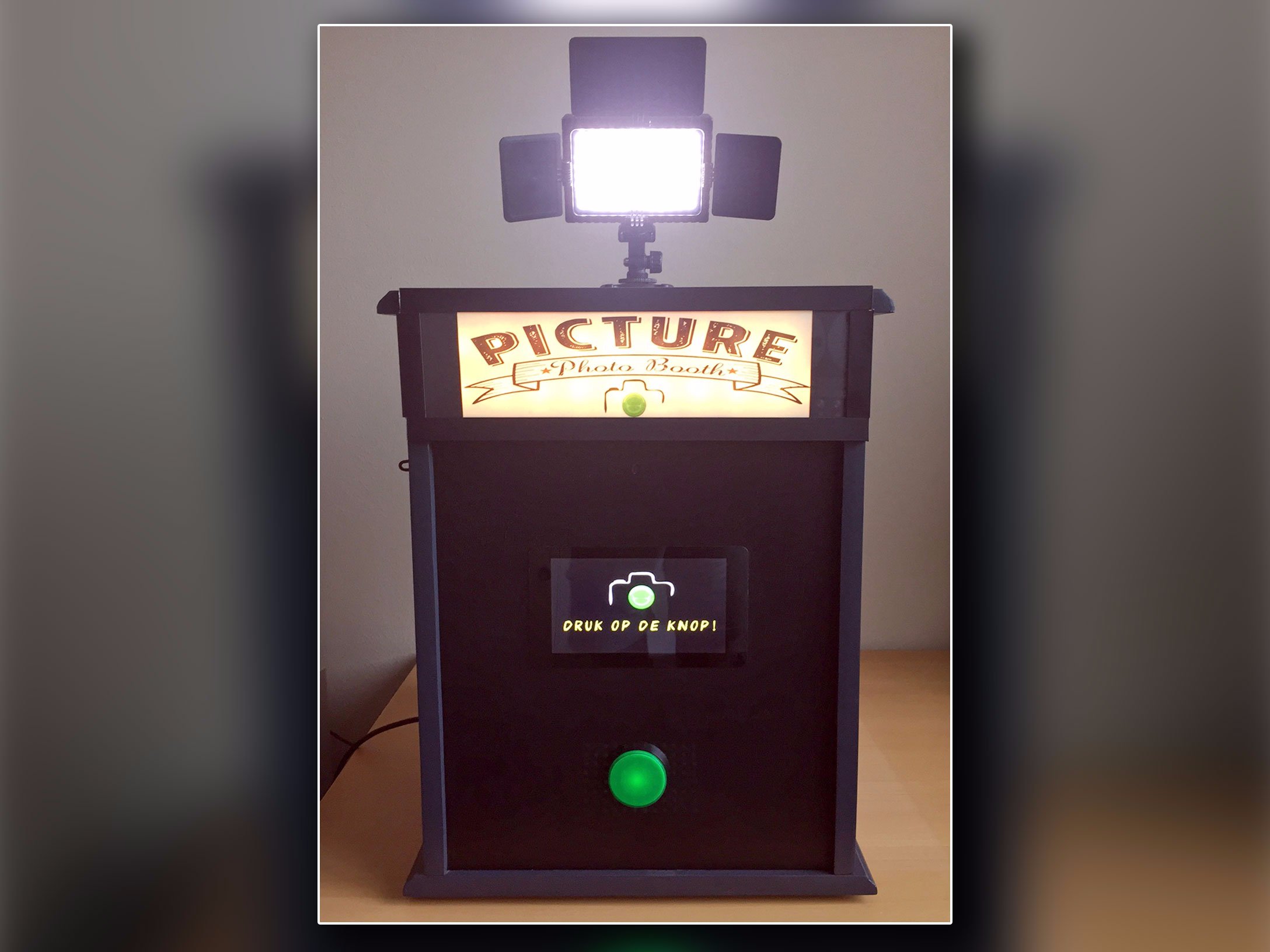 darkroom photo booth to facebook