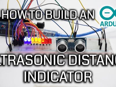 sensor arduino ultrasonic sr04 hc code build project hackster excited really indicator standalone distance lights led
