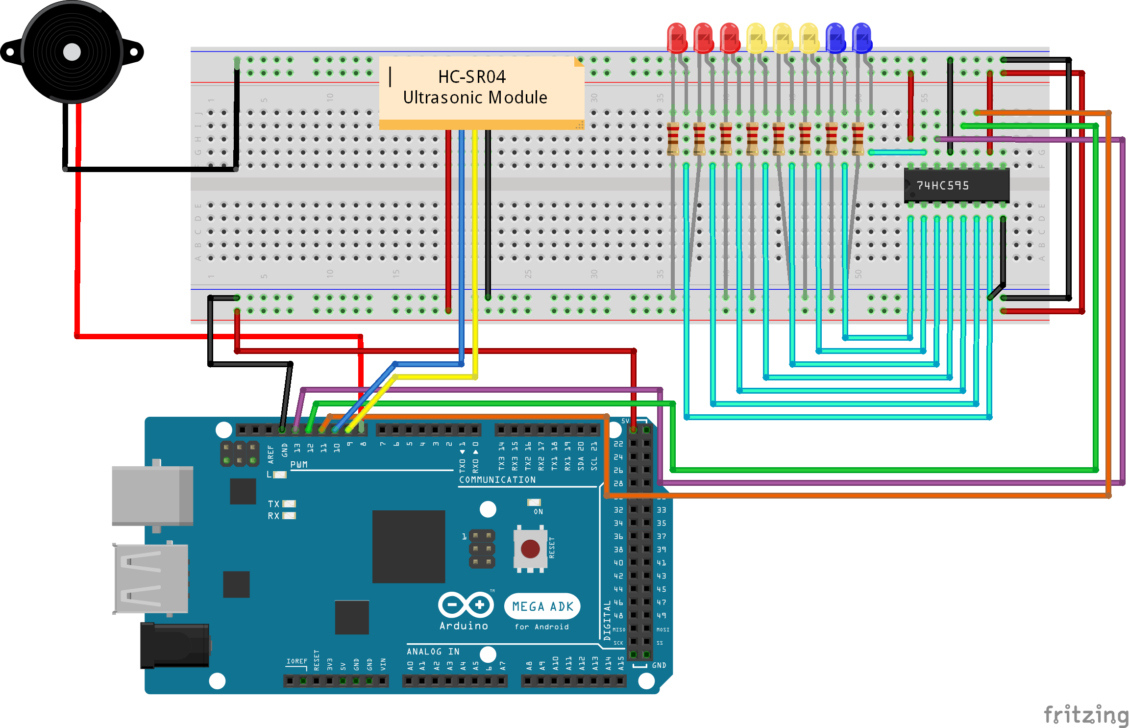 Arduino Ultrasonic Sensor HC-SR04 Full Build And Code - Hackster.io