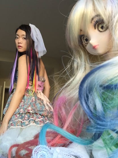 Last Halloween Doll Selfie