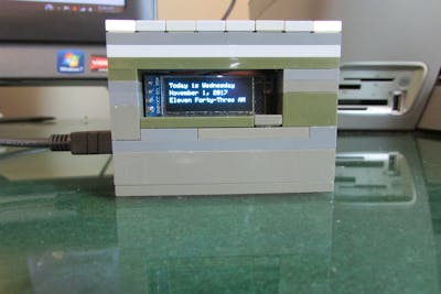 arduino to the minute word clock oled display arduino project hub