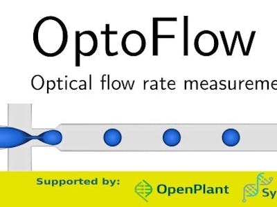 OptoFlow: Optical flow rate measurement for microfluidics