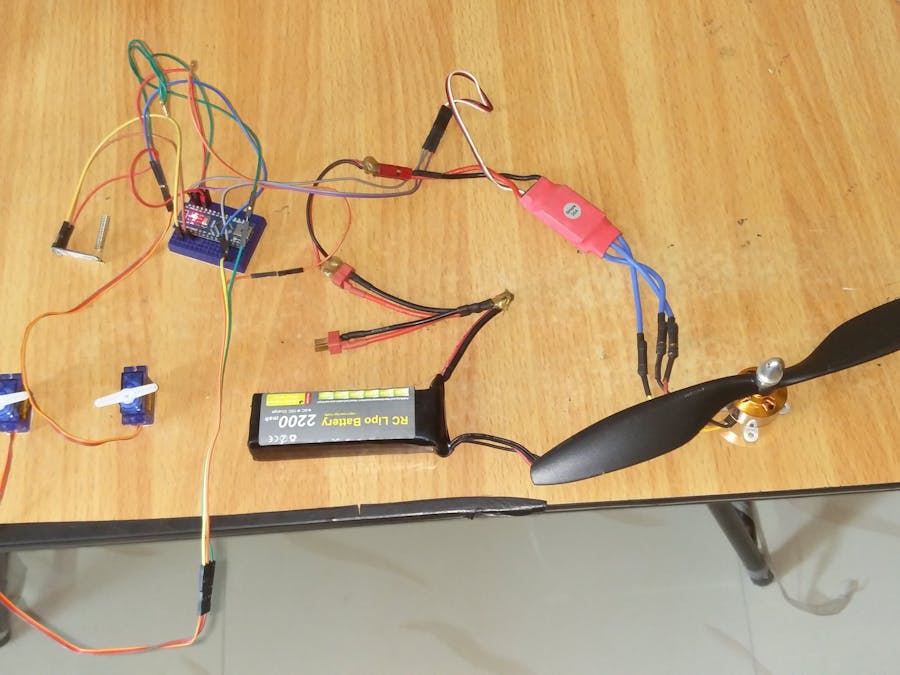 DIY RC Plane 4 Channel Transmitter – Receiver Using Arduino