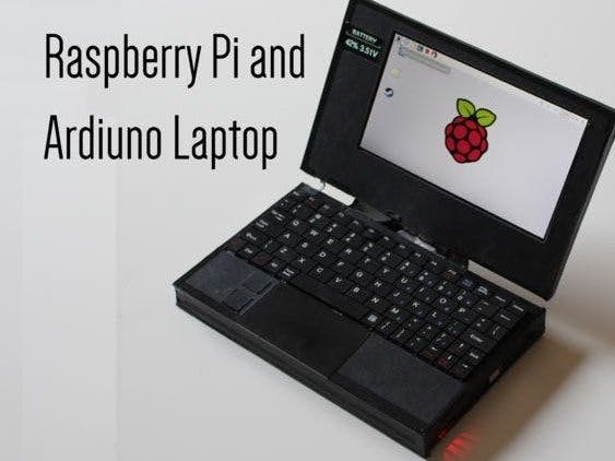 Raspberry Pi and Arduino Laptop