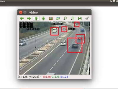 Traffic Counting System Based on OpenCV and Python