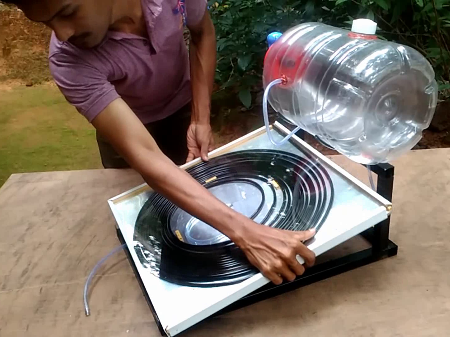 Homemade Solar Water Heater