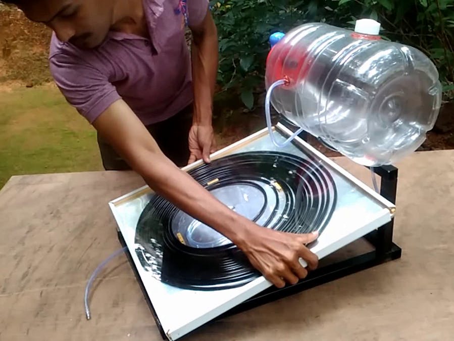 Solar Water Heater DIY Tutorial - Hackster.io