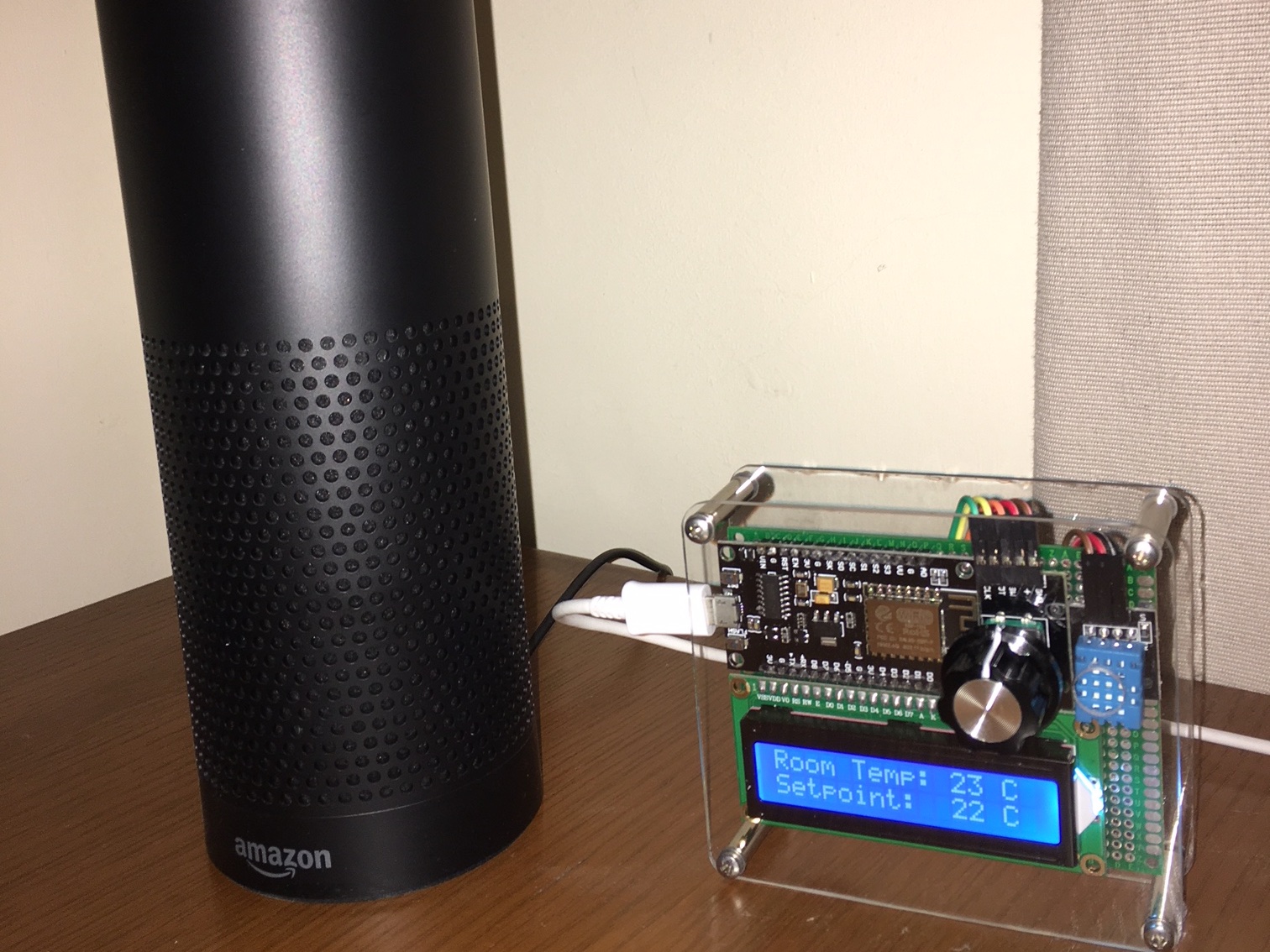 alexa controlled room thermostat