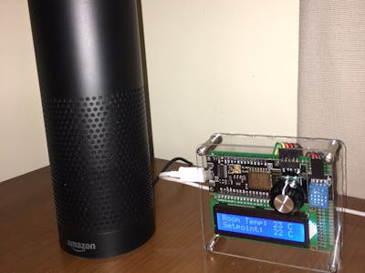 Alexa-Controlled Thermostat with NodeMCU v3 and Raspberry Pi