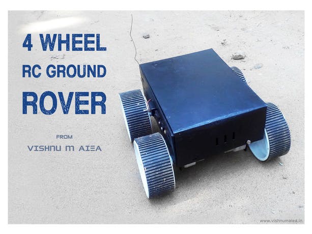 RC Four-Wheel Ground Rover