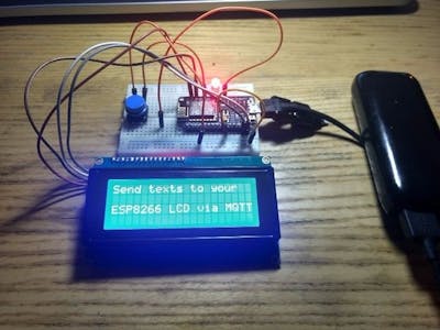 ESP8266/Arduino MQTT Memo Minder W/LCD