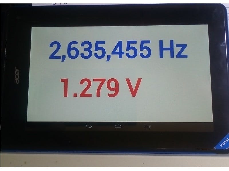 Android Frequency Counter