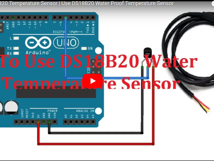 1pcs Waterproof Digital Thermal Probe or Sensor DS18B20 Arduino Sensor HM 