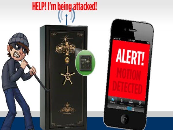 Motion detected gun safe alarm!