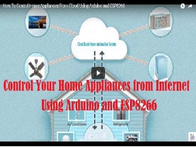 Control Home Appliance From Internet Using Arduino and WiFi