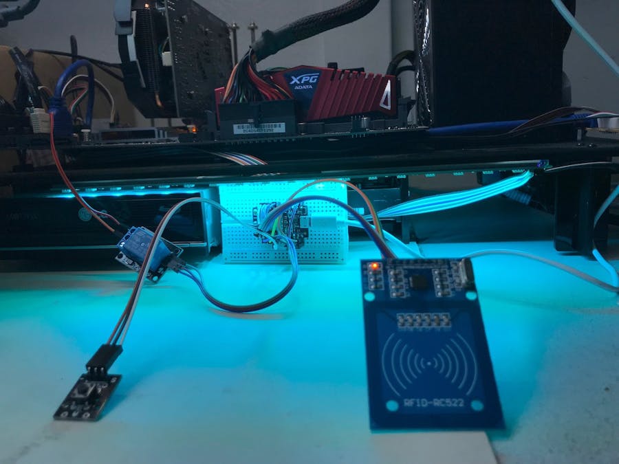 Turn ON/OFF PC with RFID Card [Particle Photon]
