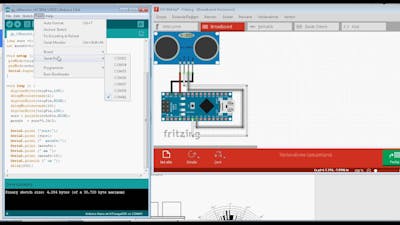 Ultrasonik mesafe sensörü Ultrasonik mesafe sensörü
