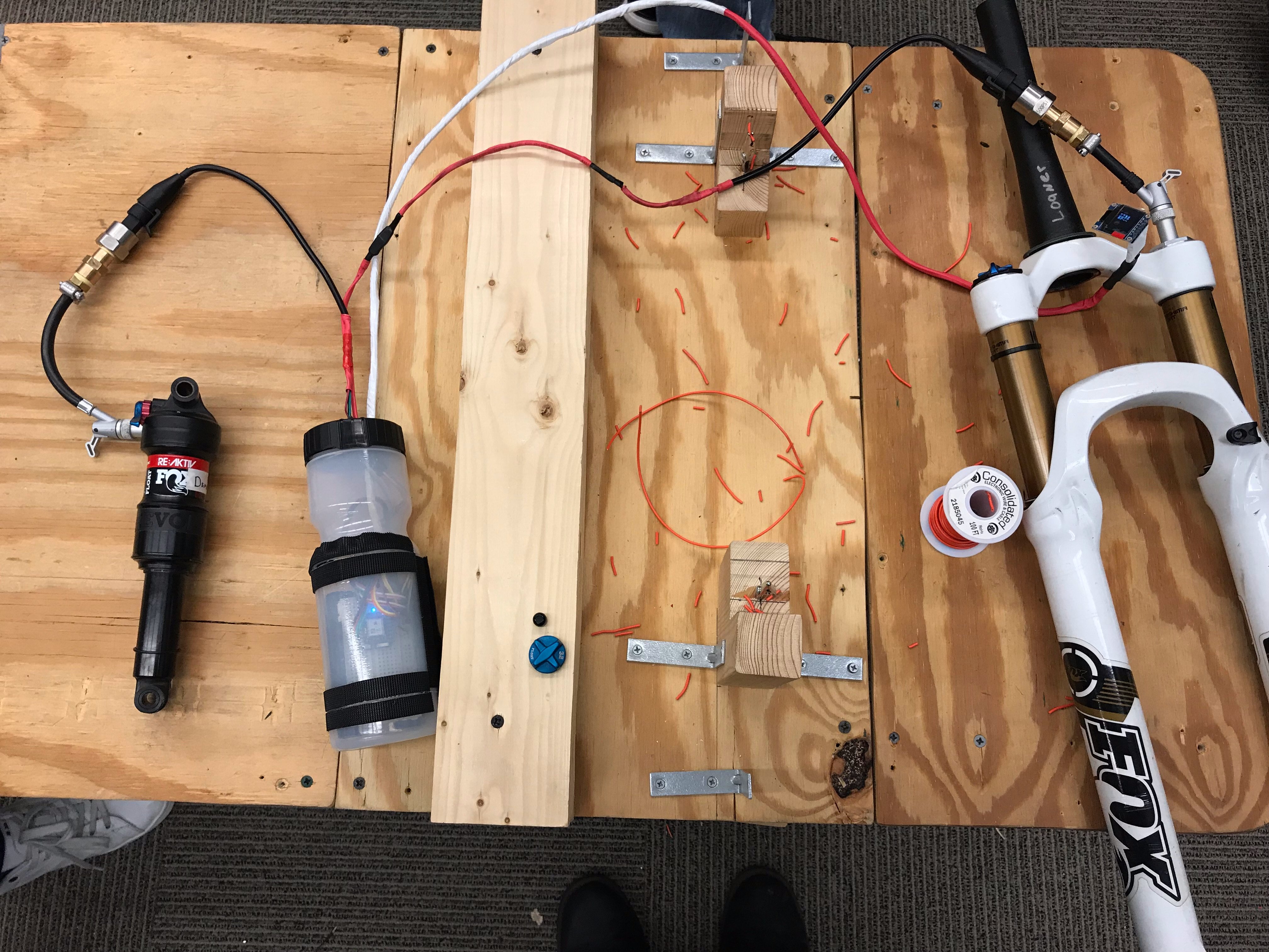 Mountain Bike Suspension Pressure System Hackster.io
