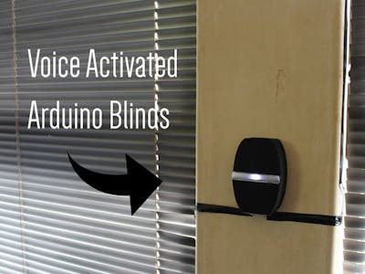 Voice Activated Arduino Blinds