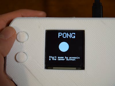 Handheld Arduino Pong Console