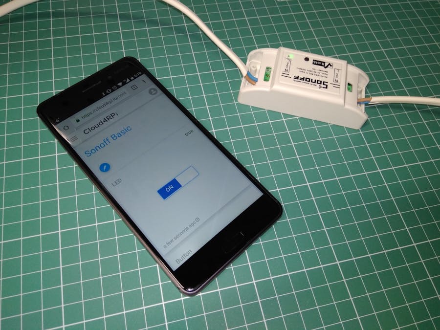 How To Control Sonoff Basic Smart Switch with Smartphone
