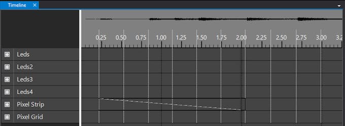 Note: In this example we are going to see, how the 30 pixels light up on a Chase mode.