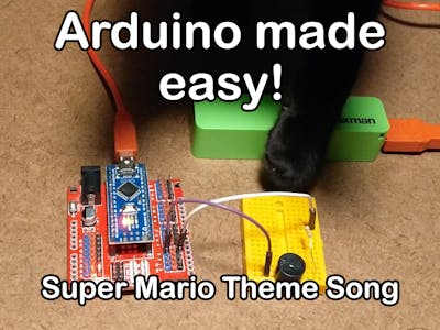 super mario theme song w piezo buzzer and arduino arduino project hub