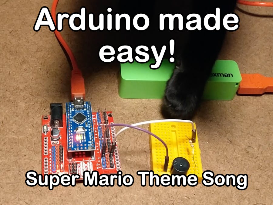 Super Mario Theme Song w/ Piezo Buzzer And Arduino! - Hackster.io