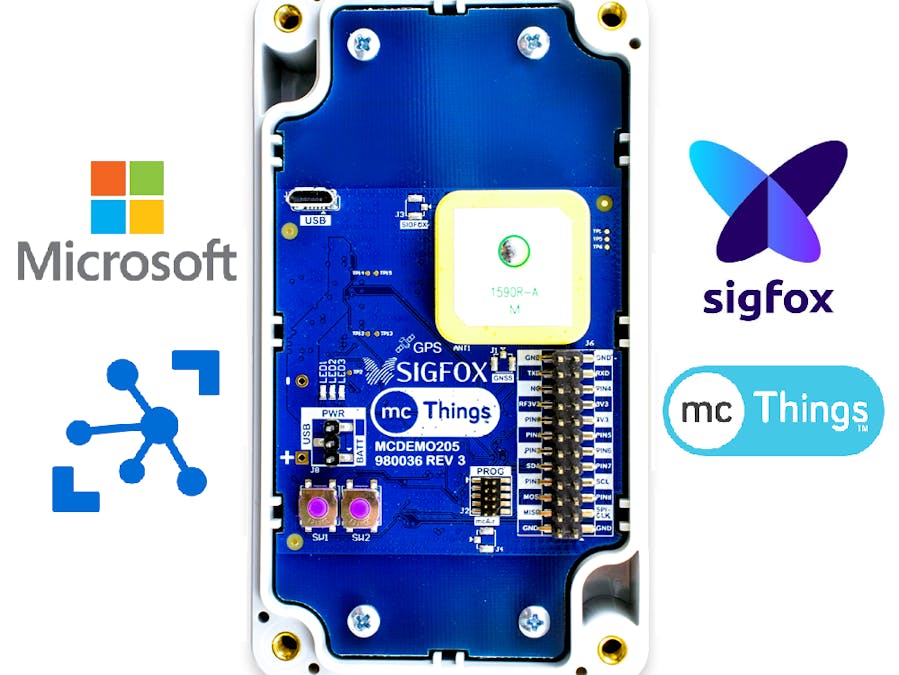 GPS Asset Tracking Using the mcDemo205, SIGFOX & Microsoft!