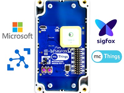 GPS Asset Tracking Using the mcDemo205, SIGFOX & Microsoft!