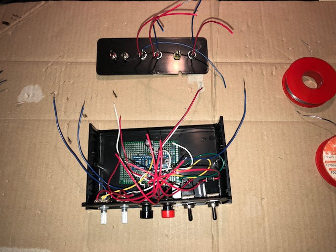 Arduino LED VU meter controller build