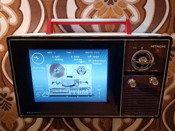 Retro TV Information Station