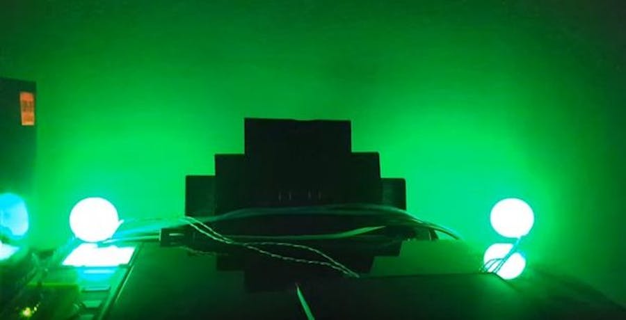 Simple Ambient RGB LEDs Lights with Visuino