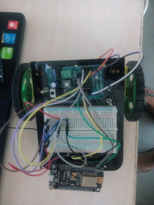 IOT BASED GESTURE CONTROLLED ROBOT