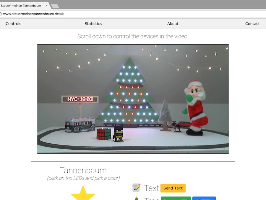 I Let Everyone On The Internet Control My X-Mas Decoration