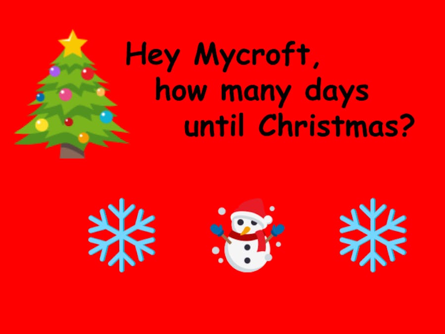 "Hey Mycroft, How Many Days Until Christmas?"