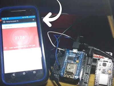 ESP8266/ESP-12 Arduino Powered SmartThings DS18B20 Thermo