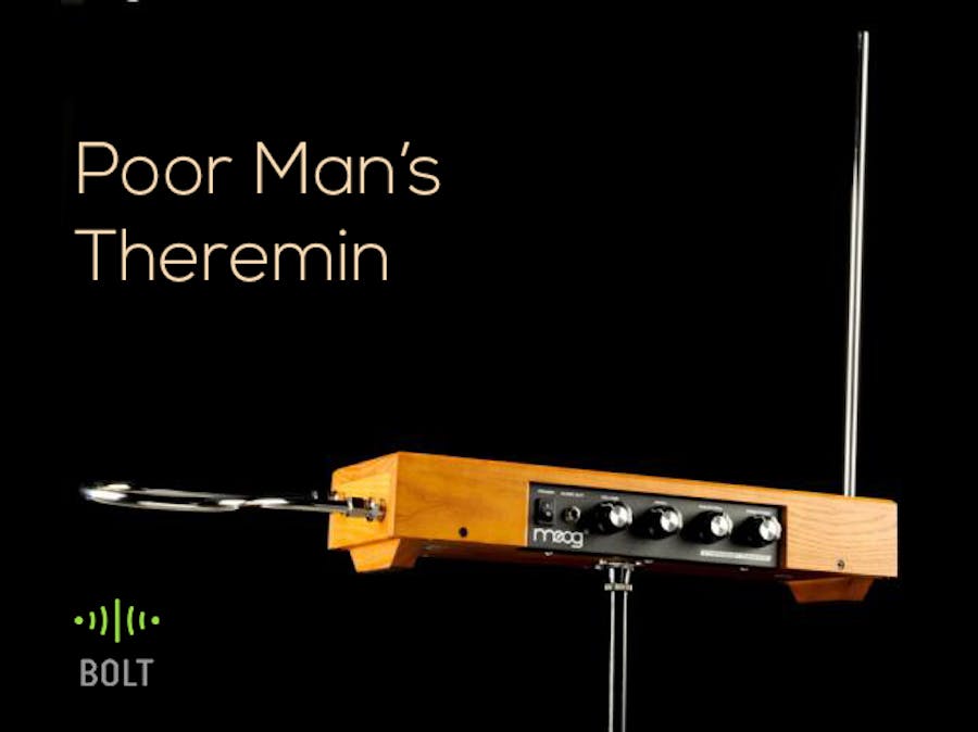 Poor Man's Theremin using Bolt IoT