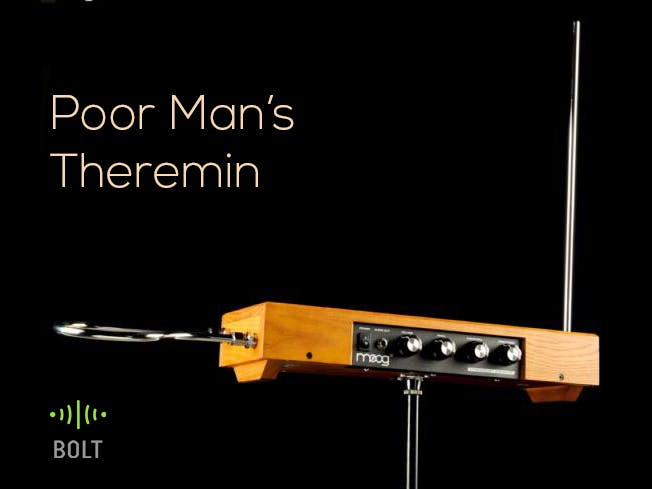 Poor Man's Theremin using Bolt IoT