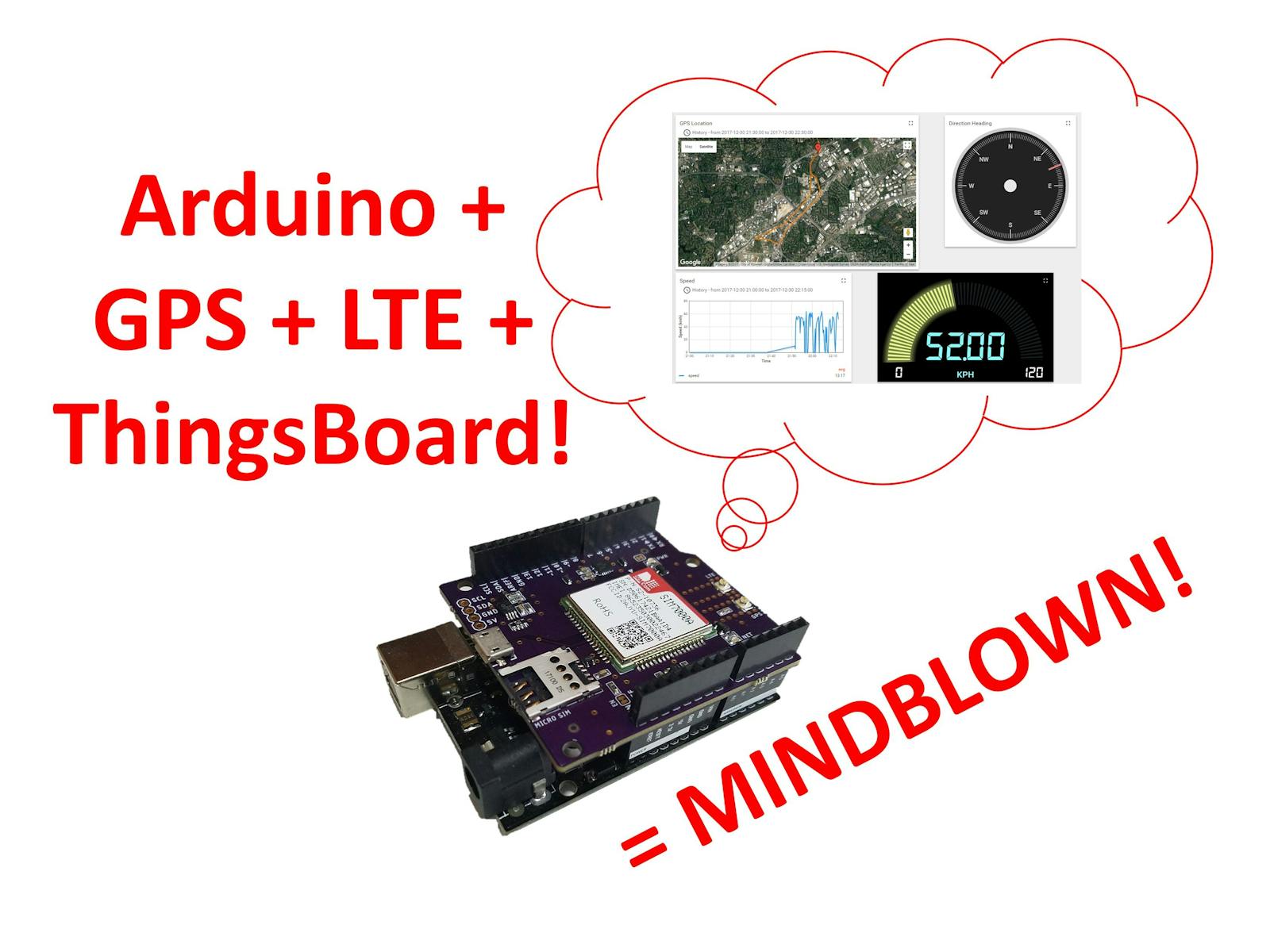 klud Serena beskytte Real-Time 2G/3G/LTE Arduino GPS Tracker + IoT Dashboard - Hackster.io