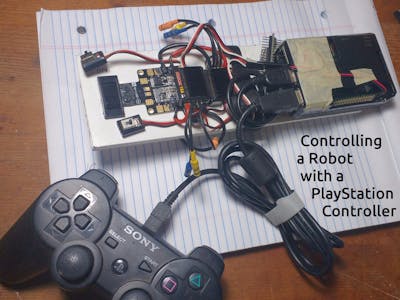 Controlling a Robot with a PlayStation Controller