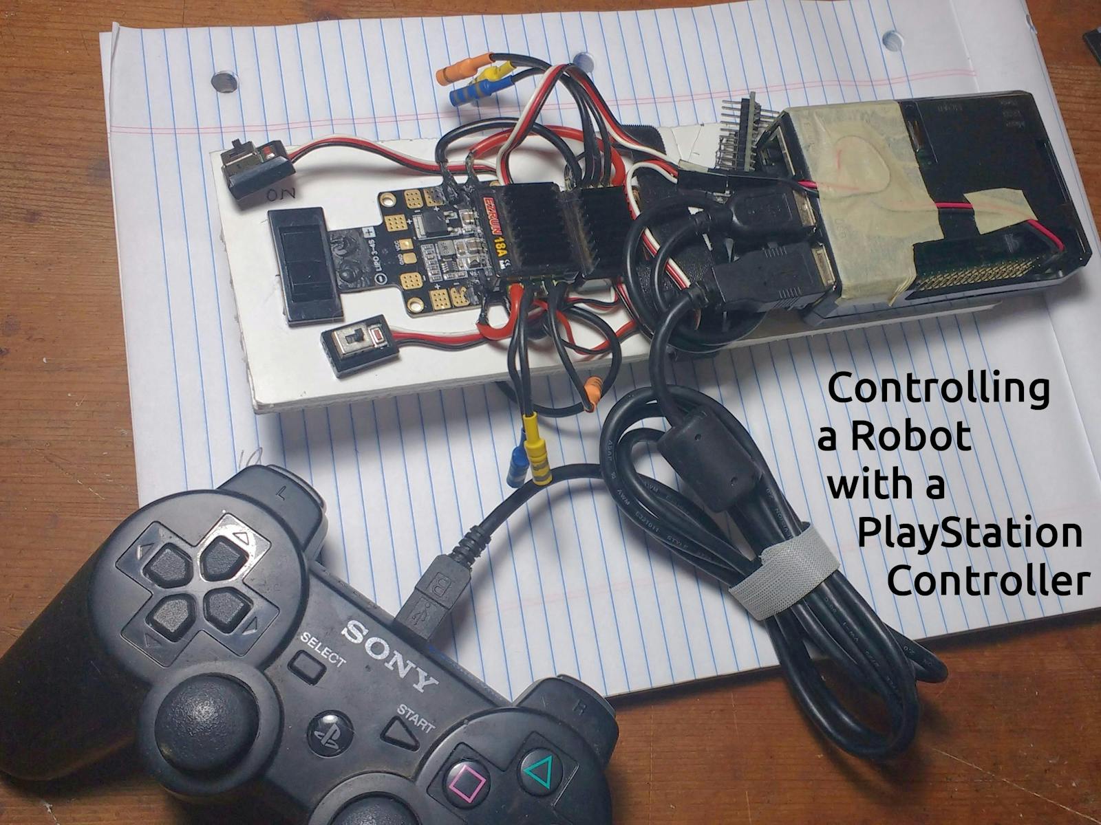Laatste Monument Moment Controlling a Robot with a PlayStation Controller - Hackster.io