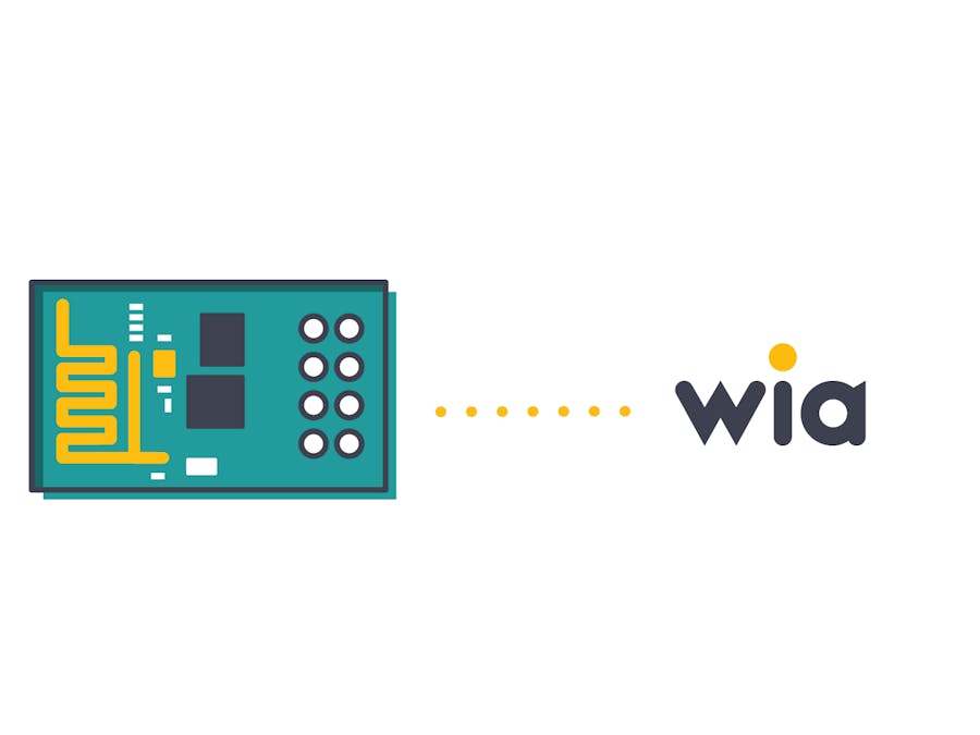 Send Events from an ESP8266 to Wia