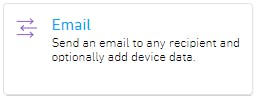 Hologram Dashboard - Email route